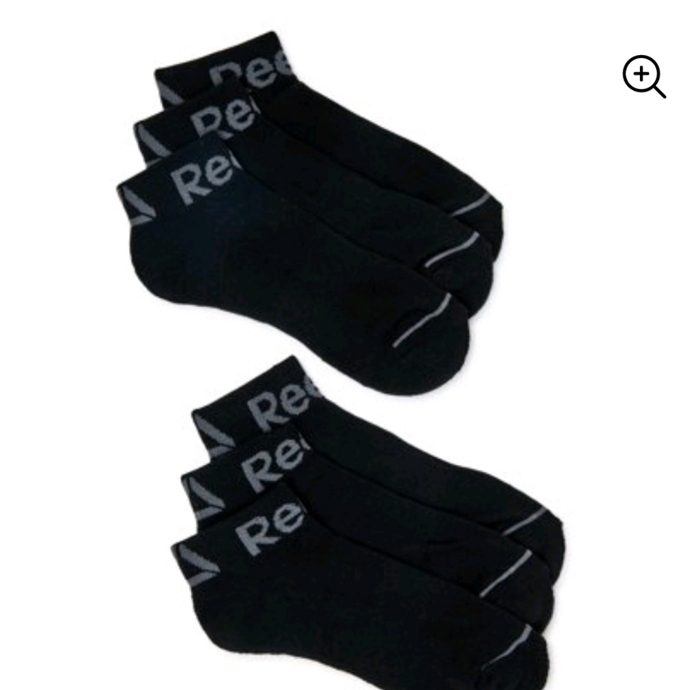 Reebok 6 pack Quarter cut socks